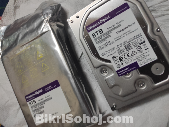 Western Digital purple new 8TB Hard Disk